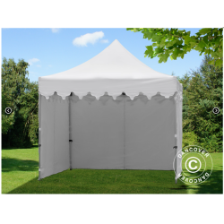 FleXtents PRO Steel 3x3m "Morocco" inkl 4st sidor