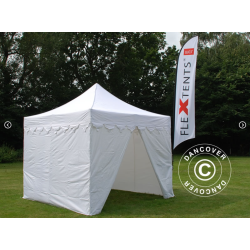 FleXtents PRO Steel 3x3m "Morocco" inkl 4st sidor