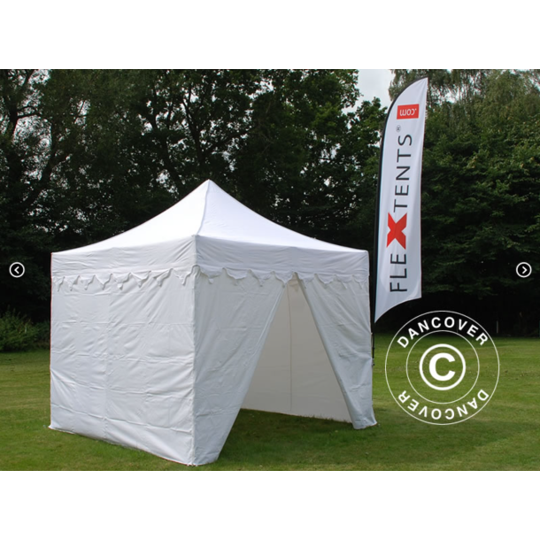 FleXtents PRO Steel 3x3m "Morocco" inkl 4st sidor