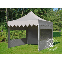 FleXtents PRO Steel 3x3m "Morocco" inkl 4st sidor