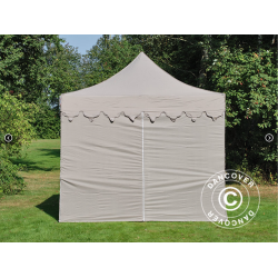 FleXtents PRO Steel 3x3m "Morocco" inkl 4st sidor