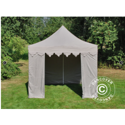 FleXtents PRO Steel 3x3m "Morocco" inkl 4st sidor