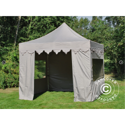 FleXtents PRO Steel 3x3m "Morocco" inkl 4st sidor