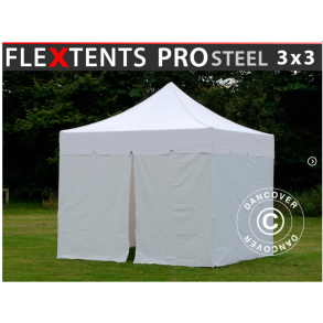 FleXtents PRO Steel 3x3m 