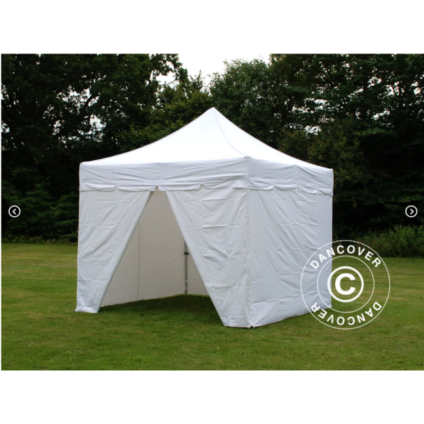 FleXtents PRO Steel 3x3m "Peaked" inkl 4st sidor