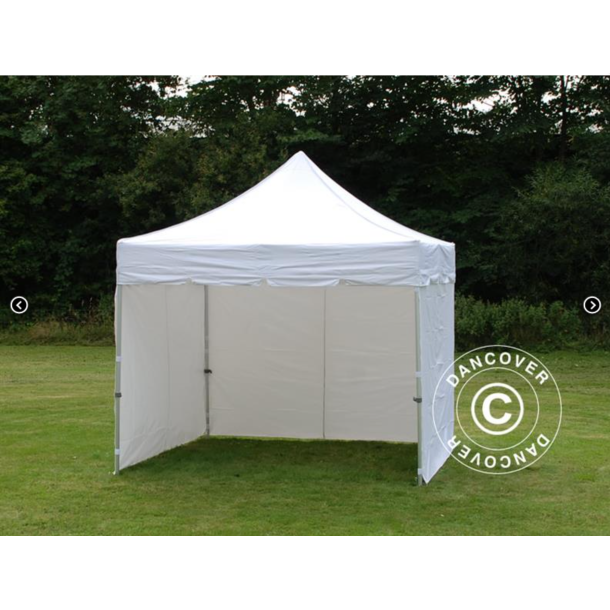 FleXtents PRO Steel 3x3m "Peaked" inkl 4st sidor