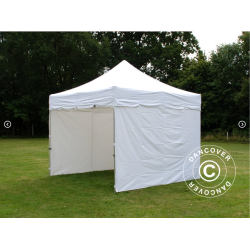 FleXtents PRO Steel 3x3m "Peaked" inkl 4st sidor