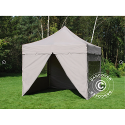 FleXtents PRO Steel 3x3m "Peaked" inkl 4st sidor