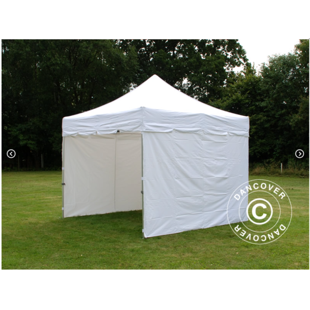 FleXtents PRO Steel 3x3m "Peaked" inkl 4st sidor