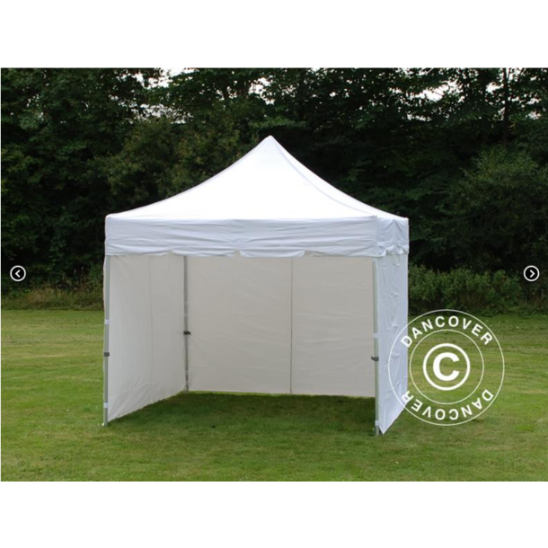 FleXtents PRO Steel 3x3m "Peaked" inkl 4st sidor