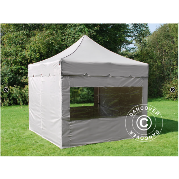 FleXtents PRO Steel 3x3m "Peaked" inkl 4st sidor