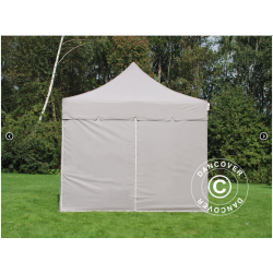 FleXtents PRO Steel 3x3m "Peaked" inkl 4st sidor