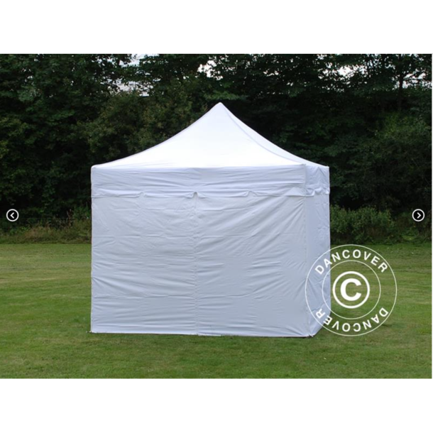 FleXtents PRO Steel 3x3m "Peaked" inkl 4st sidor