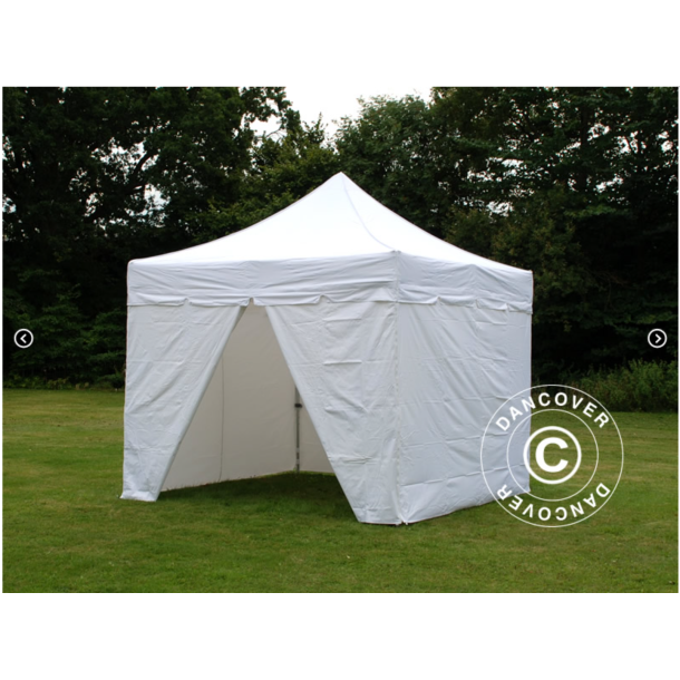 FleXtents PRO Steel 3x3m "Peaked" inkl 4st sidor