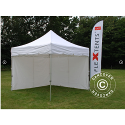 FleXtents PRO Steel 3x3m "Peaked" inkl 4st sidor