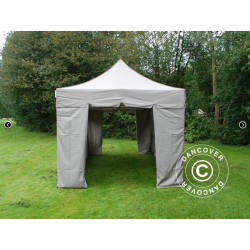 FleXtents PRO Steel 3x6m "Peaked" inkl 6st sidor