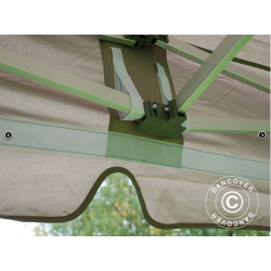 FleXtents PRO Steel 3x6m "Peaked" inkl 6st sidor