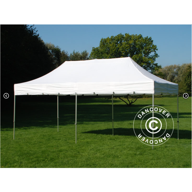 FleXtents PRO Steel 3x6m "Peaked" inkl 6st sidor