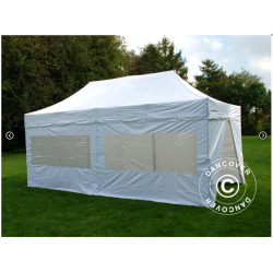 FleXtents PRO Steel 3x6m "Peaked" inkl 6st sidor