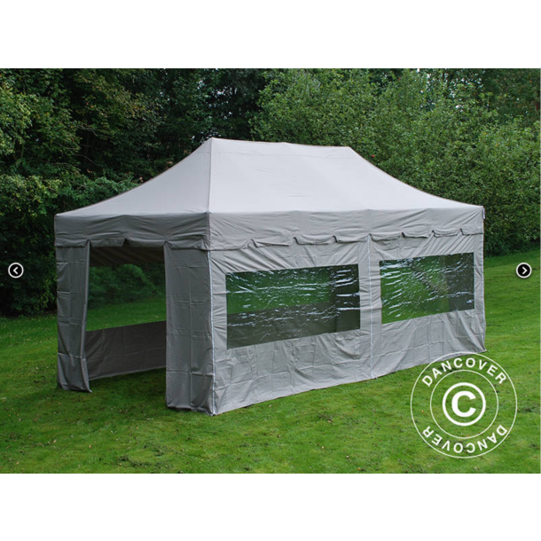 FleXtents PRO Steel 3x6m "Peaked" inkl 6st sidor