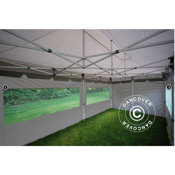 FleXtents PRO Steel 3x6m "Peaked" inkl 6st sidor
