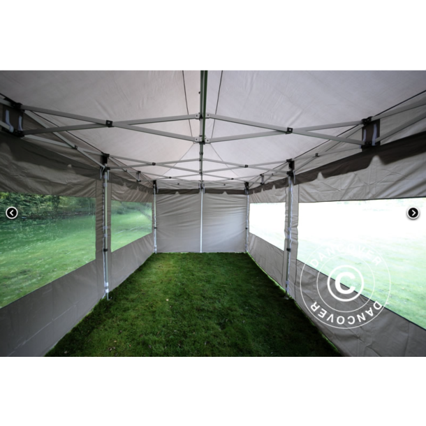 FleXtents PRO Steel 3x6m "Peaked" inkl 6st sidor