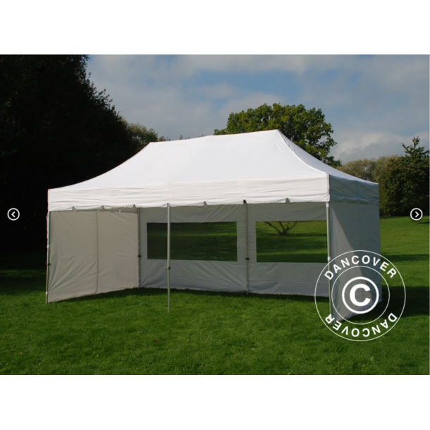 FleXtents PRO Steel 3x6m "Peaked" inkl 6st sidor
