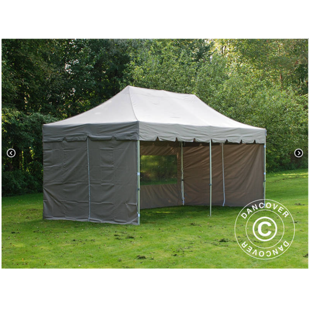 FleXtents PRO Steel 3x6m "Peaked" inkl 6st sidor