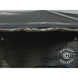 FleXtents Steel 3x3m inkl 4st sidovggar