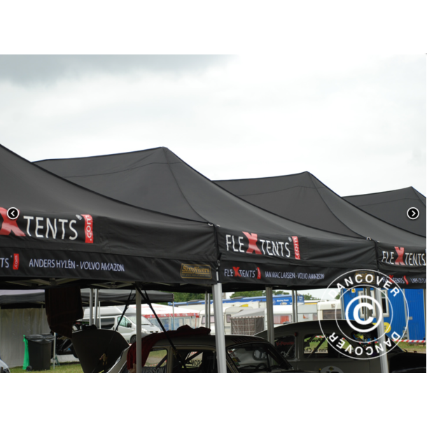 FleXtents Steel 3x3m inkl 4st sidovggar