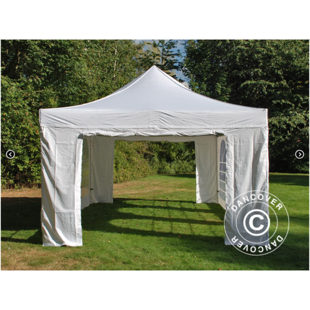 FleXtents Steel 3x4,5m inkl 4st sidovggar