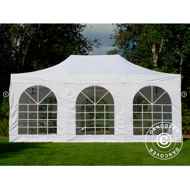 FleXtents Steel 3x4,5m inkl 4st sidovggar