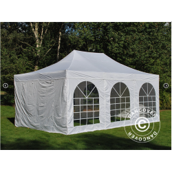 FleXtents Steel 3x4,5m inkl 4st sidovggar