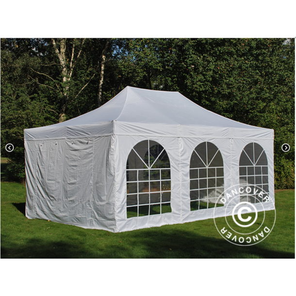 FleXtents Steel 3x4,5m inkl 4st sidovggar