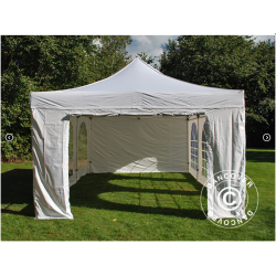 FleXtents Steel 3x4,5m inkl 4st sidovggar