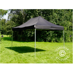 FleXtents Steel 3x4,5m inkl 4st dekorativa gardiner