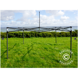 FleXtents Steel 3x4,5m inkl 4st dekorativa gardiner