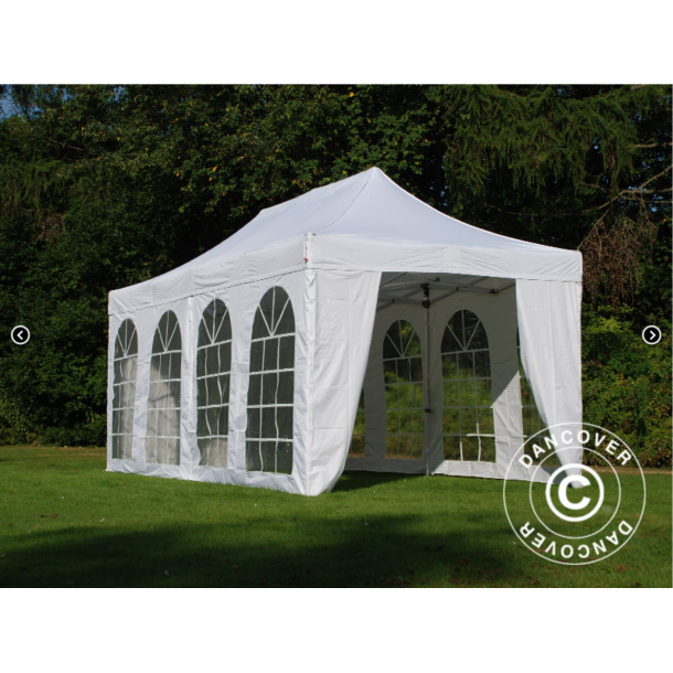 FleXtents Steel 3x6m inkl 4st sidovggar