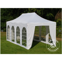 FleXtents Steel 3x6m inkl 4st sidovggar