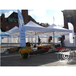 FleXtents Steel 4x4m inkl 4st sidovggar