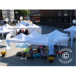 FleXtents Steel 4x4m inkl 4st sidovggar