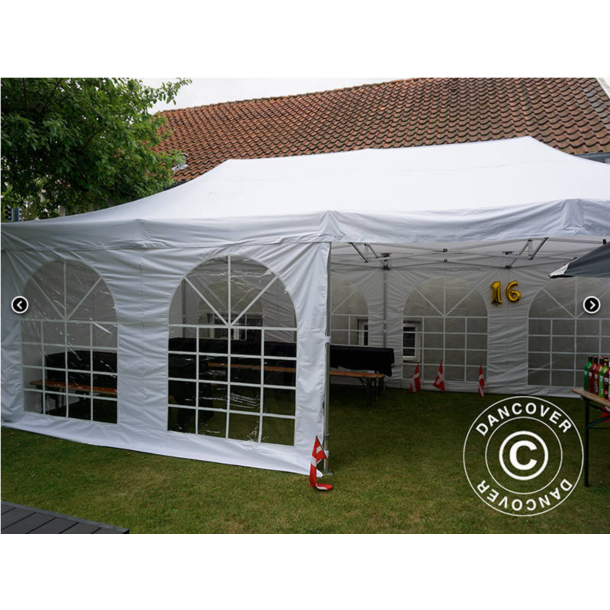 FleXtents Steel 4x6m inkl 4st sidovggar