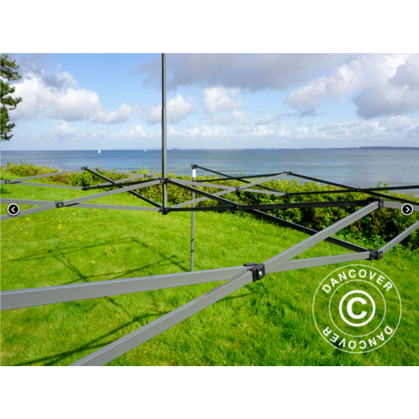 FleXtents Steel 4x6m inkl 8st dekorativa gardiner