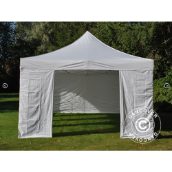 FleXtents Steel 4x8m inkl 4st sidovggar