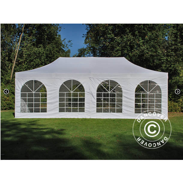 FleXtents Steel 4x8m inkl 4st sidovggar