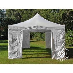 FleXtents Steel 4x8m inkl 4st sidovggar