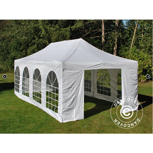 FleXtents Steel 4x8m inkl 4st sidovggar