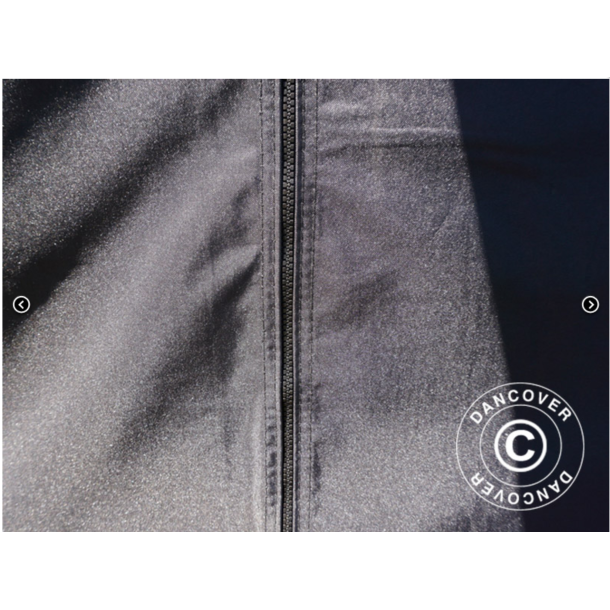 FleXtents Steel 4x8m inkl 10st dekorativa gardiner