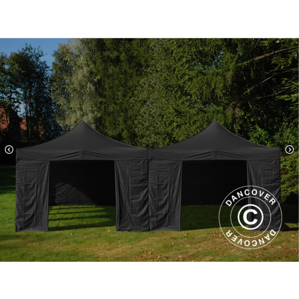 FleXtents Steel 6x6m inkl 8st sidovggar