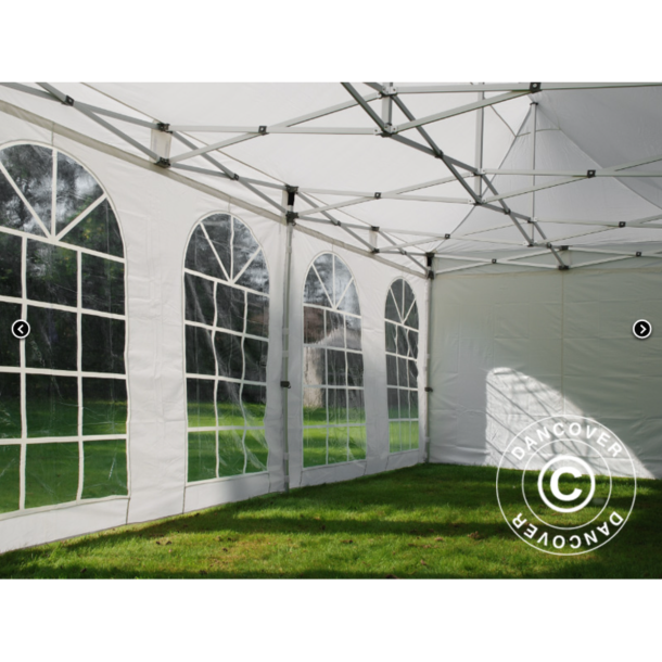 FleXtents Steel 6x6m inkl 8st sidovggar